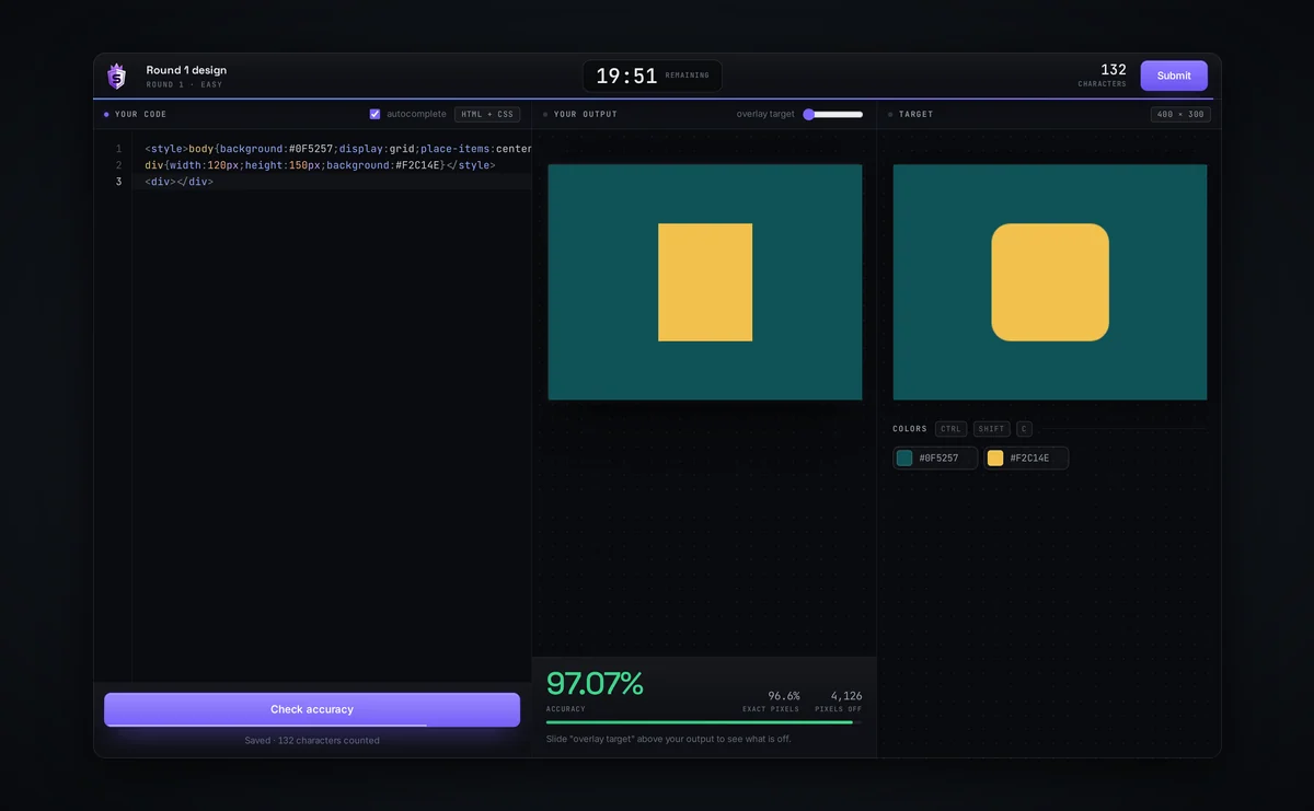 CSS Arena — detail 2